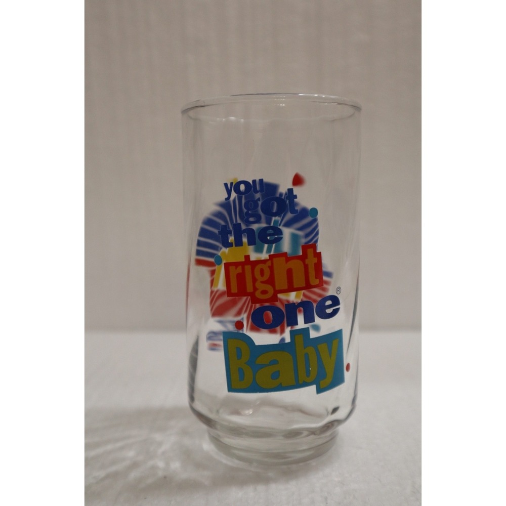 Vintage Diet Pepsi Glass - You Got The Right One Baby Uh Huh - Ray Charles Cup
